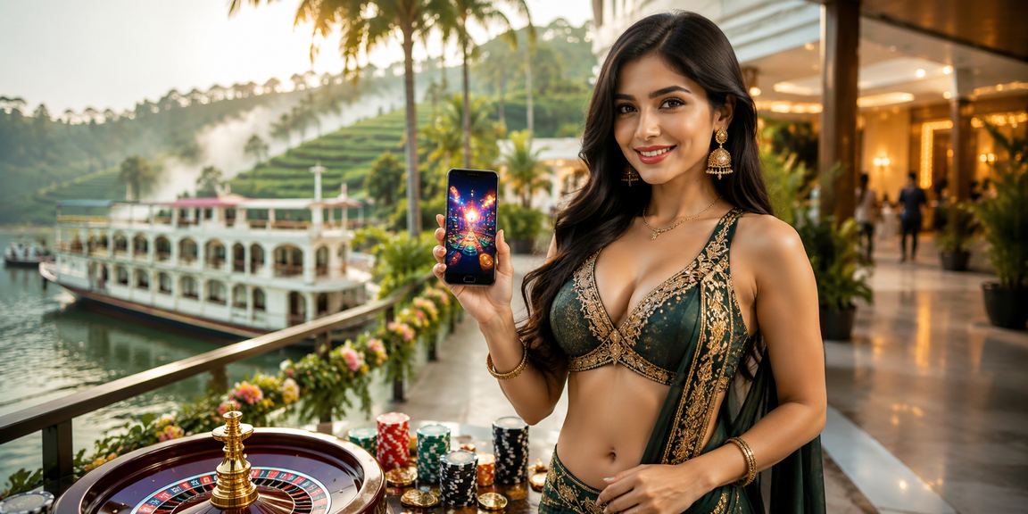 গাজীপুরের চা বাগানে মোবাইলে xbajee777 অ্যাপ ব্যবহার করছেন একজন ব্যবহারকারী