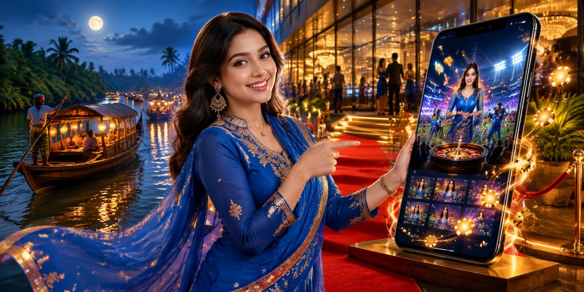 সুন্দরবনের পটভূমিতে মোবাইলে xbajee777 ক্যাসিনো ব্যবহারকারী